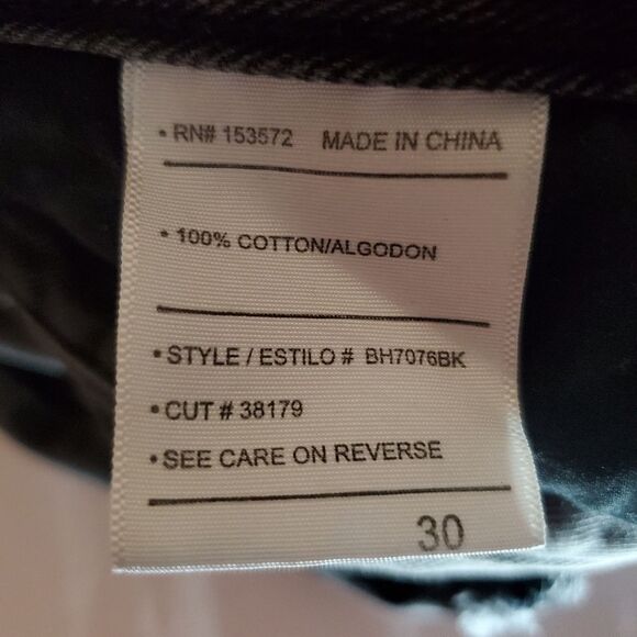 Bohme Distressed Black Denim Shorts Size 30 - Picture 8 of 8